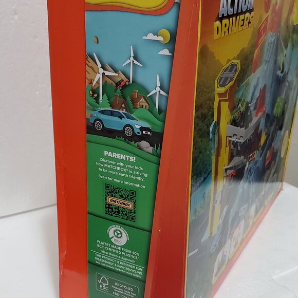 Matchbox Action Drivers Volcano Escape Playset with Lights, Sounds & SUV Mattel - Picture 7 of 7